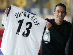 “Saya tidak menyesal menolak Liverpool dan Manchester United. Saya membutuhkan pengalaman Bolton itu dalam hidup saya’ Youri Djorkaeff pada kepindahannya ke Bolton tahun 2002