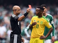 Zwane’s Red Card Vs Mexico Flagged In