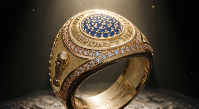Cincin Super Bowl untuk pemenang Final Piala Dunia